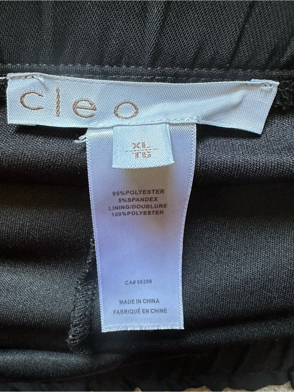 Black Tiered Mini Skirt XL CLEO - Picture 5 of 7